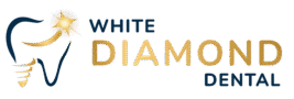 logo white diamond dental new