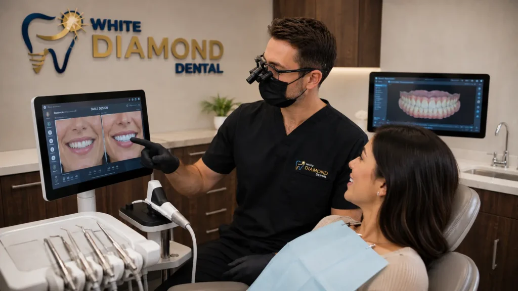 Modern cosmetic dentistry technology and digital smile design